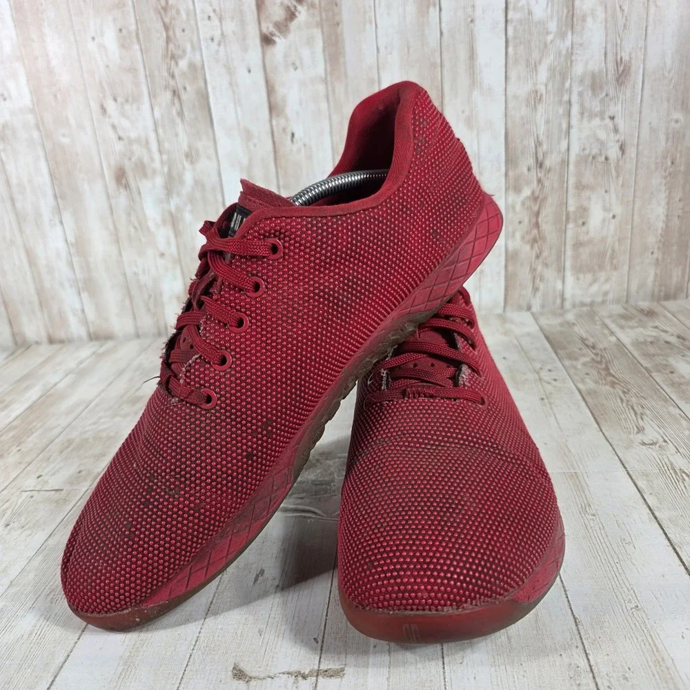 NOBULL Red Mesh CrossFit Training Gym Shoes Men's‎ US 13 EU 47.5